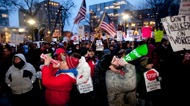 Wisconsin, protests 