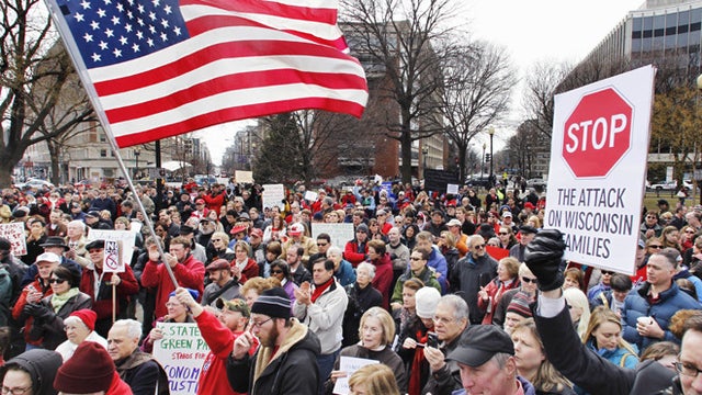 Wisconsin budget protests 