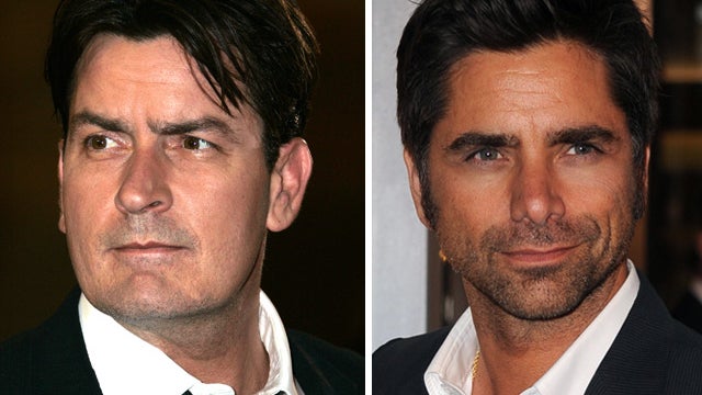 Charlie Sheen and John Stamos 