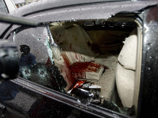 Car in which Shahbaz Bhatti was shot to death 
