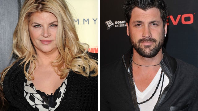 Actress Kirstie Alley and Maksim Chmerkovskiy 