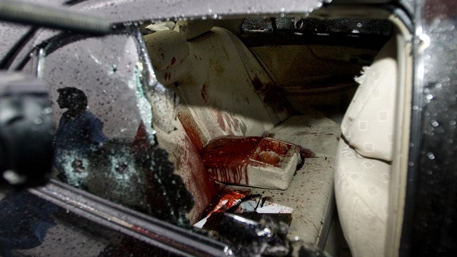 Car in which Shahbaz Bhatti was shot to death 