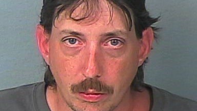 Eric Perez was arrested in central Florida Feb 26 for a DUI. he was driving the wrong way down a highway in a golf cart. 