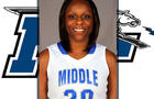 Middle Tennessee State University basketball player Tina Stewart 