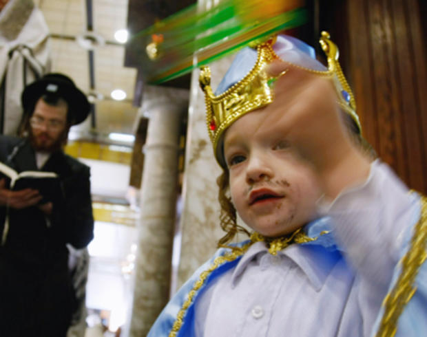 Ultra-Orthodox Jews Celebrate Purim Festival 