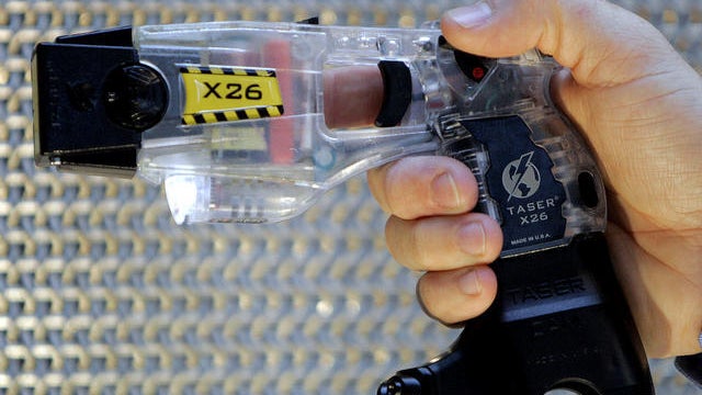 Police Taser naked woman who allegedly attacked officers 