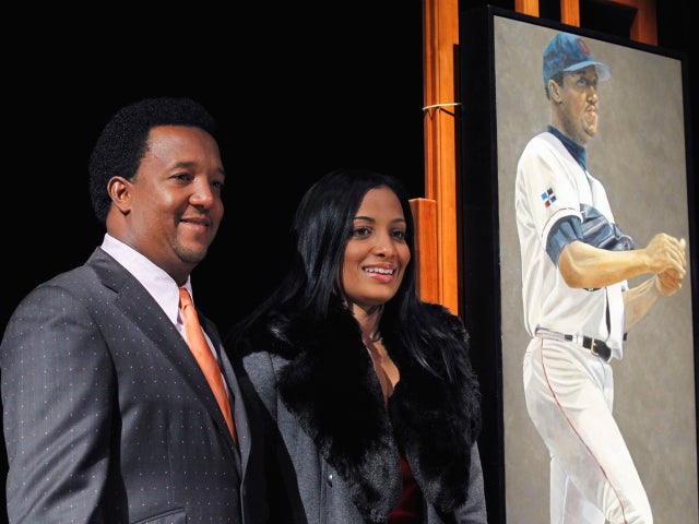 Pedro Martinez and his wife Carolina Cruz Martinez 