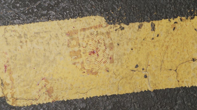 Police discovered bloody shoeprints leading away from the crime scene. 