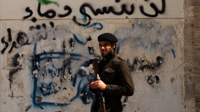 Two MV-22 Osprey vertical take off and lift aircrafts land with on board U.S. General Carter Ham, Commander of the United States military mission in Libya, in the Sigonella airbase, Sicily, March 24, 2011.  