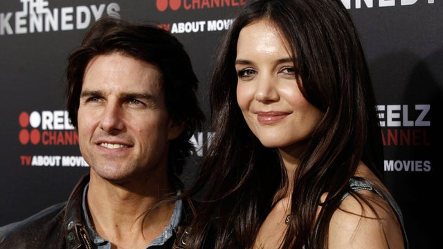 Katie HOlmes and Tom Cruise at premiere of "The Kennedys" 