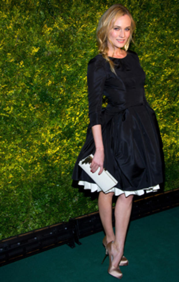 Diane Kruger attends the Green Auction: A Bid to Save the Earth at Christie's in NYC. 