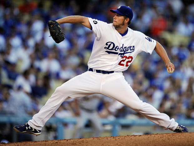 Los Angeles Dodgers starting pitcher Clayton Kershaw  