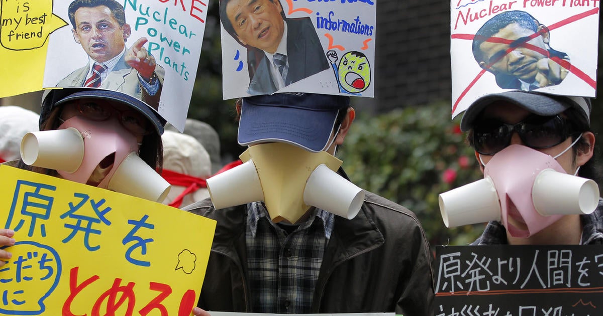 Anti-nuclear Protesters March In Tokyo - CBS News