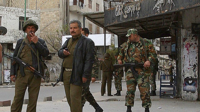 Syrian troops 