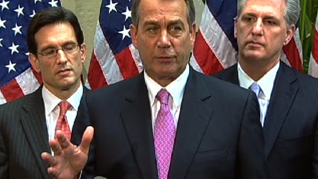 House speaker John Boehner  