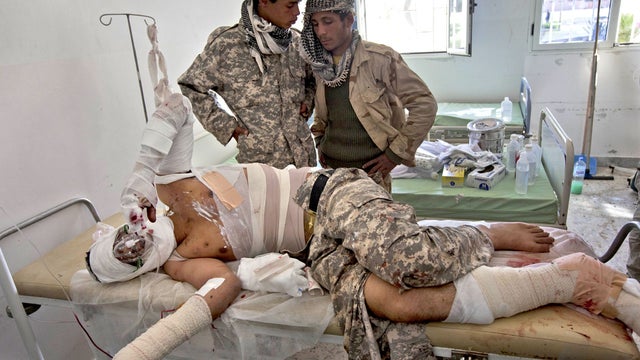 Libya rebels in hospital 