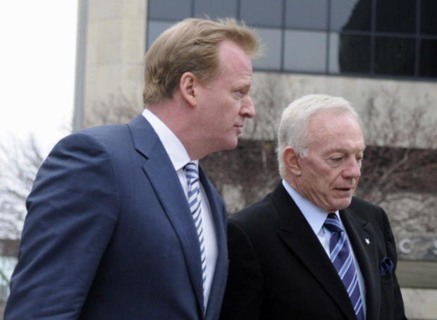 Roger Goodell and Jerry Jones 