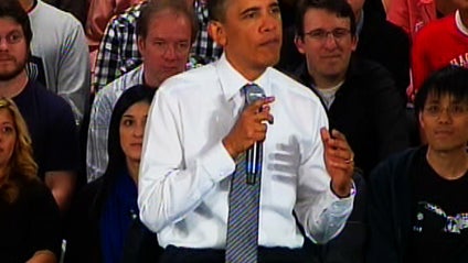 Obama townhall meeting 