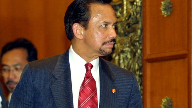 Hassanal Bolkiah, the Sultan of Brunei 