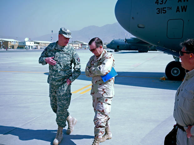 Chairman of Joint Chiefs of Staff Admiral Michael J. Mullen in Kabul 