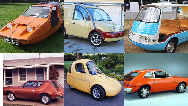 Collection of world's ugliest cars. 