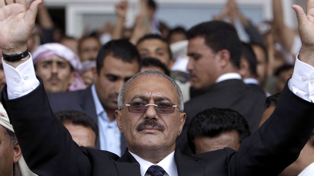 Yemen's President Ali Abdullah Saleh 