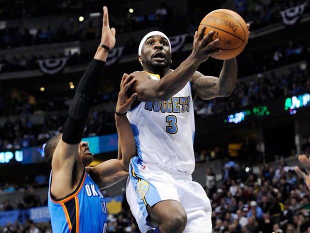 Ty Lawson goes up for a shot 
