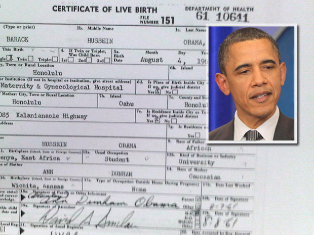 Obama birth certificate 