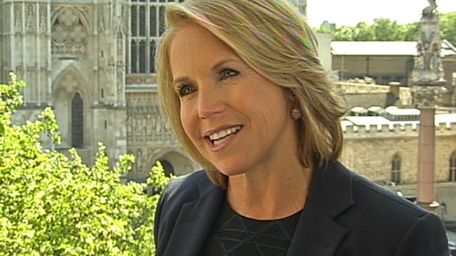 Katie Couric speaks to Britain's Sky News 