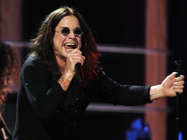 Ozzy Osbourne performs 