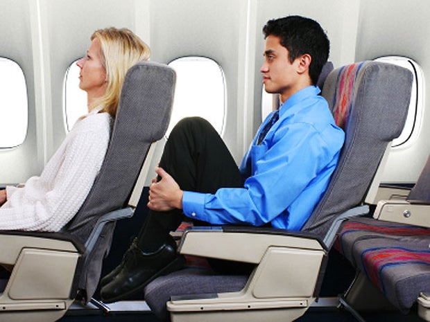 man, tall, passenger, airline, cramped, stock, 4x3 