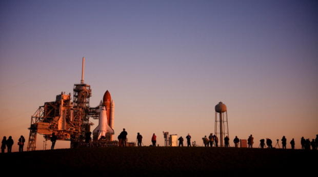 Space Shuttle Endeavour Arrives At Launch Pad Ahead Of Final Flight 