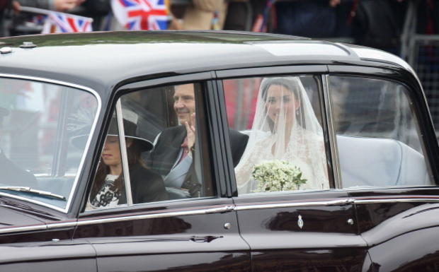 Royal Wedding - Wedding Guests And Party Make Their Way To Westminster Abbey 
