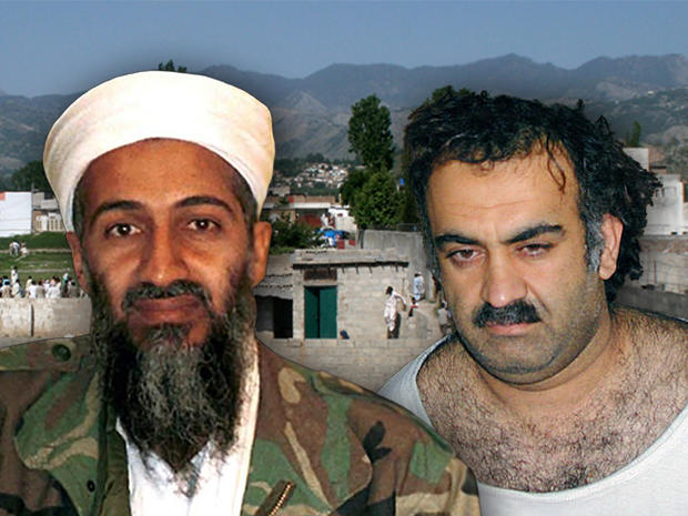 Osama Bin Laden and Sheikh Khalid Mohammed 