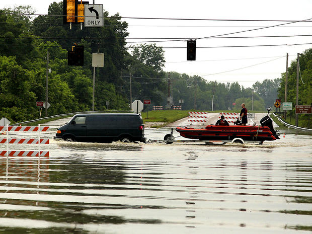 Mississippi River flooding in Memphis 