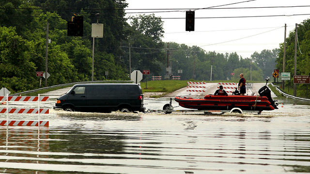 Mississippi River flooding in Memphis 