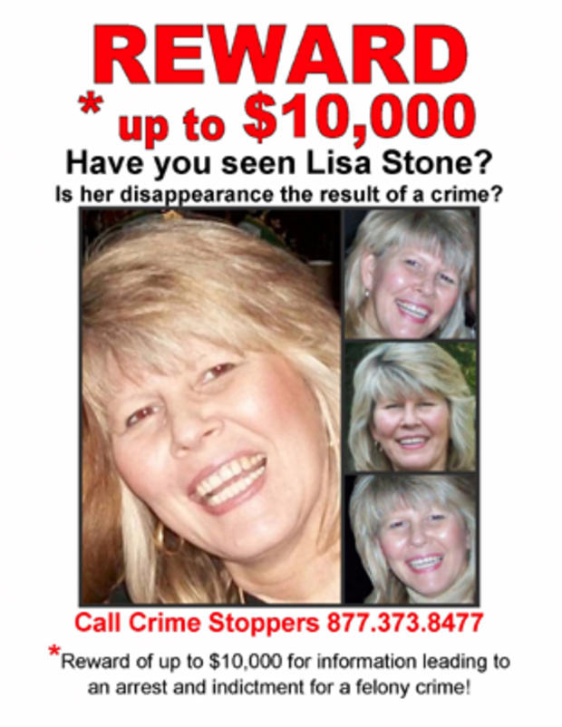 Lisa Stone reward poster 