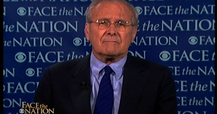 Rumsfeld: Mistake to end enhanced interrogation - CBS News