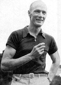 Doctored photo removes cigarette from the hand of "Goodnight Moon" illustrator Clement Hurd. 