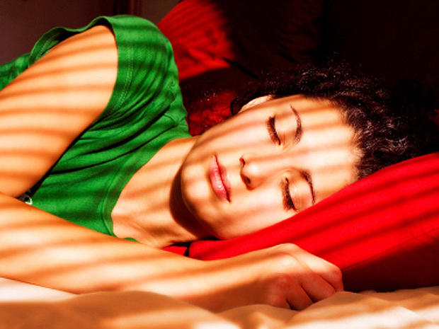 girl, sleeping in, woman, weekend, red, green, stock, 4x3, bed, relaxing 