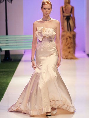 Runway looks from Tiffany & Co. by Vera Wang at the Audi Fashion Festival 