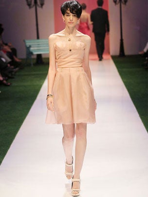 Runway looks from Tiffany & Co. by Vera Wang at the Audi Fashion Festival 