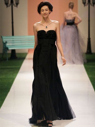 Runway looks from Tiffany & Co. by Vera Wang at the Audi Fashion Festival 