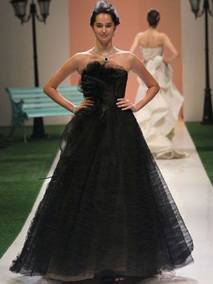 Runway looks from Tiffany & Co. by Vera Wang at the Audi Fashion Festival 