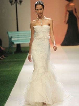 Runway looks from Tiffany & Co. by Vera Wang at the Audi Fashion Festival 