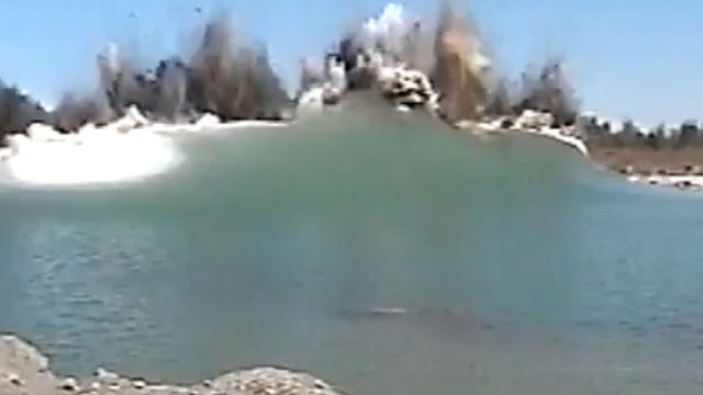 lake explosion 