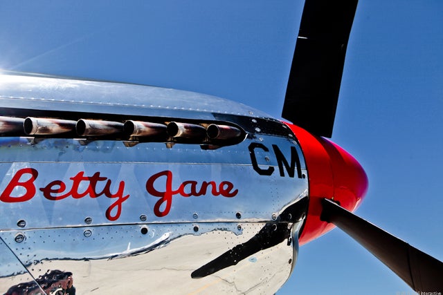 Nose section of P-51 