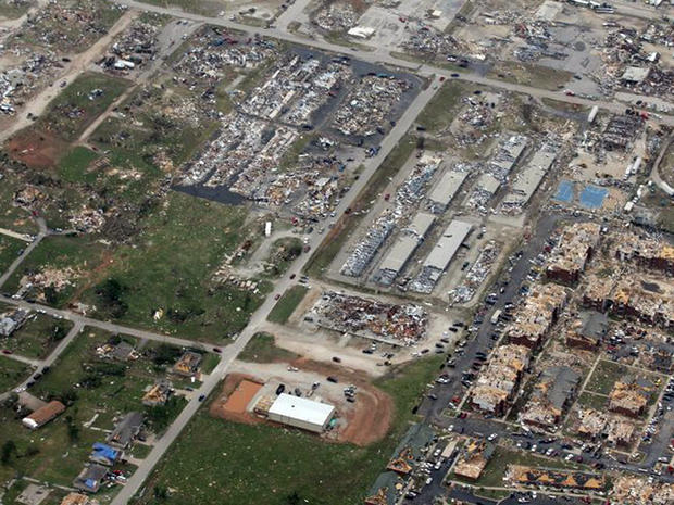 Aerial view of Joplin, Mo., May 24, 2011.  