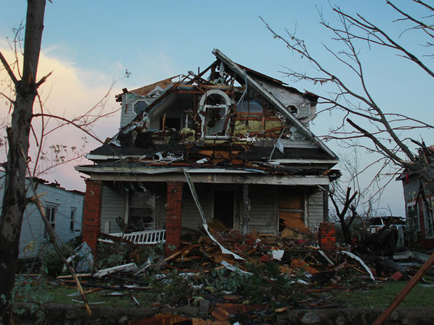 destroyed home in Joplin 