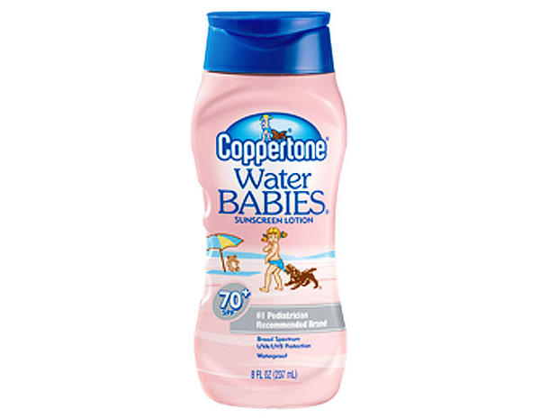 coppertone, babies, waterbabies, sunscreen, spf 